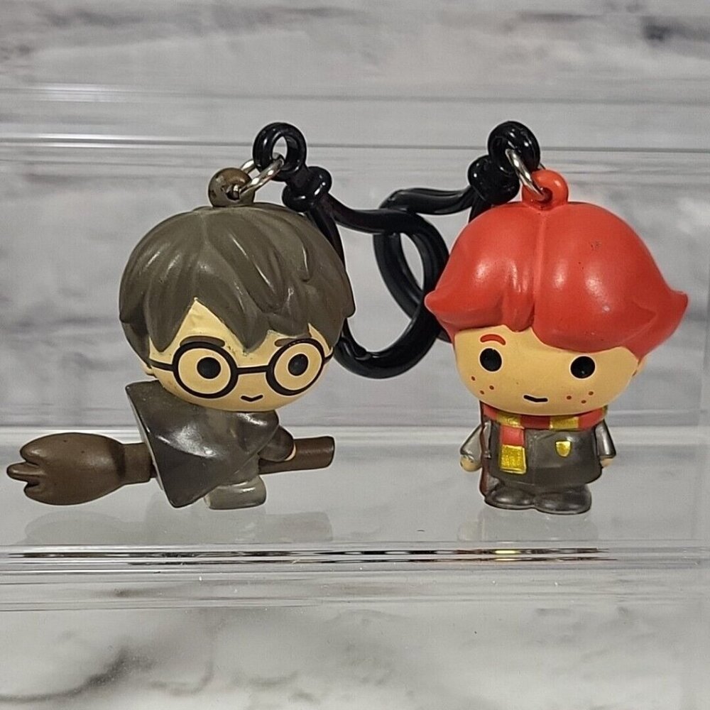 Harry Potter Ron Weasley Wizarding World Collectors Bag Clip Keychain Figure Lot